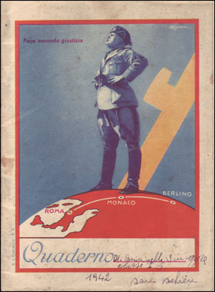 Quaderno del periodo fascista